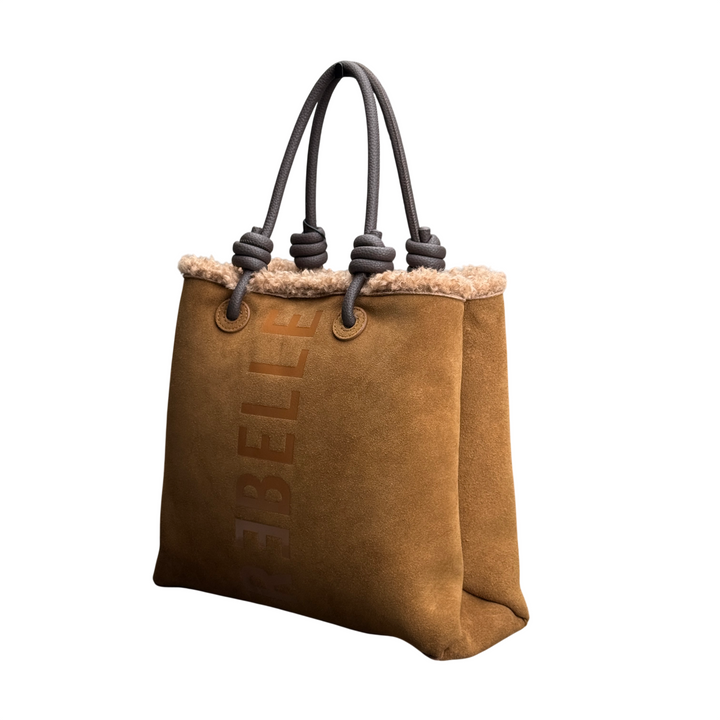 REBELLE Borsa Due Manici Ase Big Furry Mou
