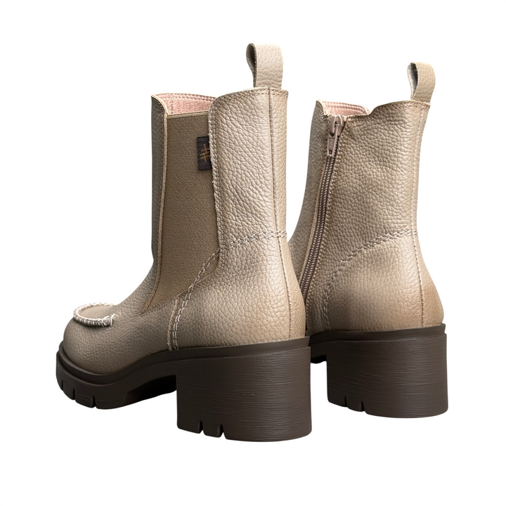 HISPANITAS Stivaletto Chicago Pelle Castoro