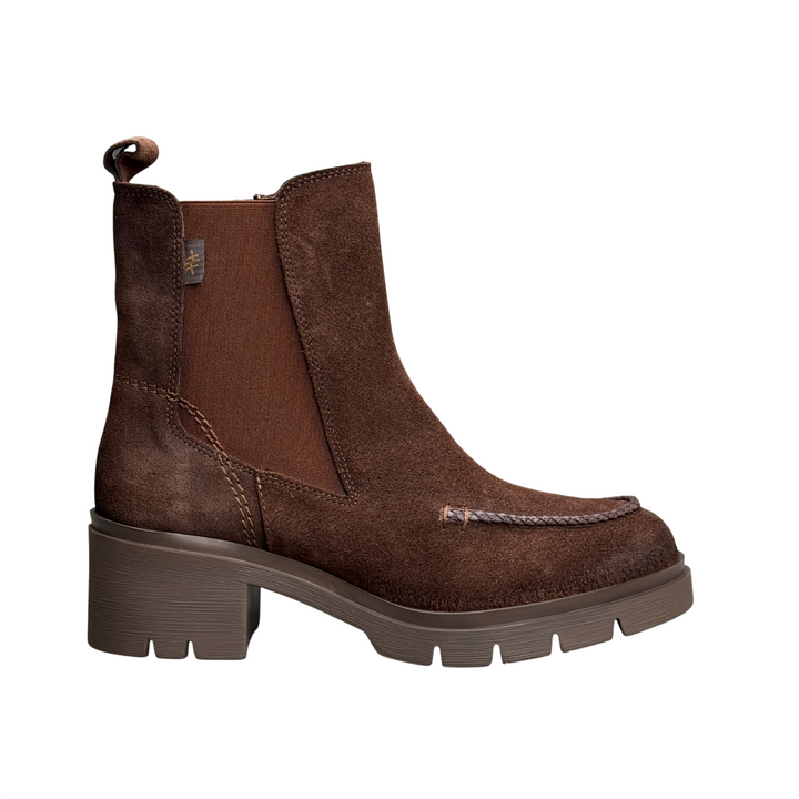HISPANITAS Stivaletto Chicago Suede Coffee