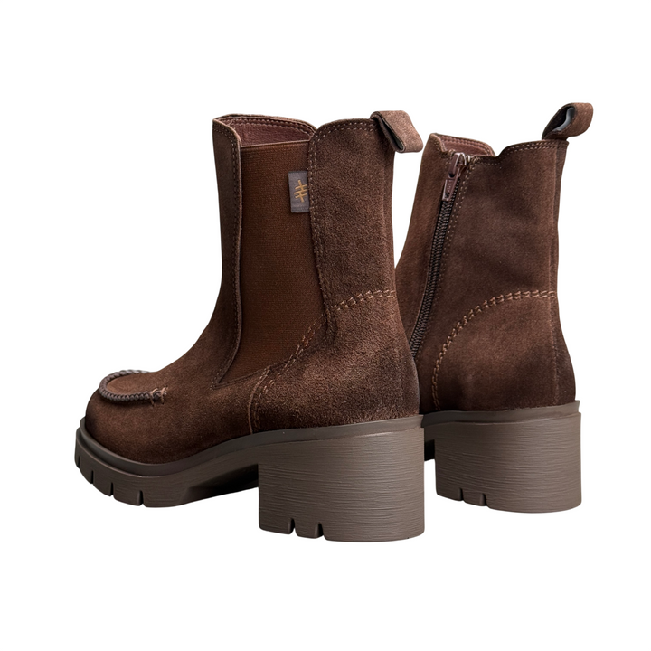 HISPANITAS Stivaletto Chicago Suede Coffee