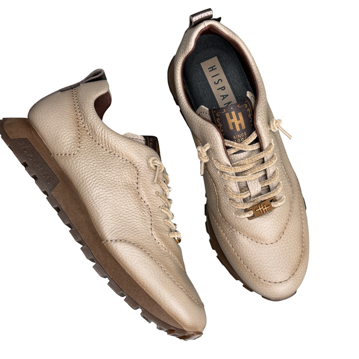 HISPANITAS Sneaker Oregon Pelle Castoro