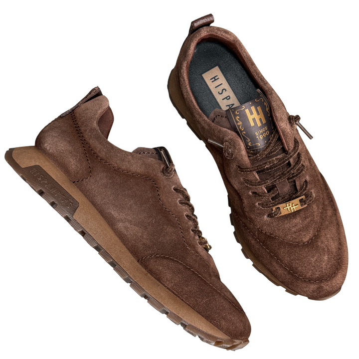 HISPANITAS Sneaker Oregon Suede Coffee
