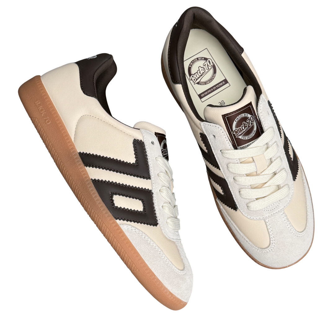 BACK 70 Sneaker Cloud Nappa Butter/Coffee