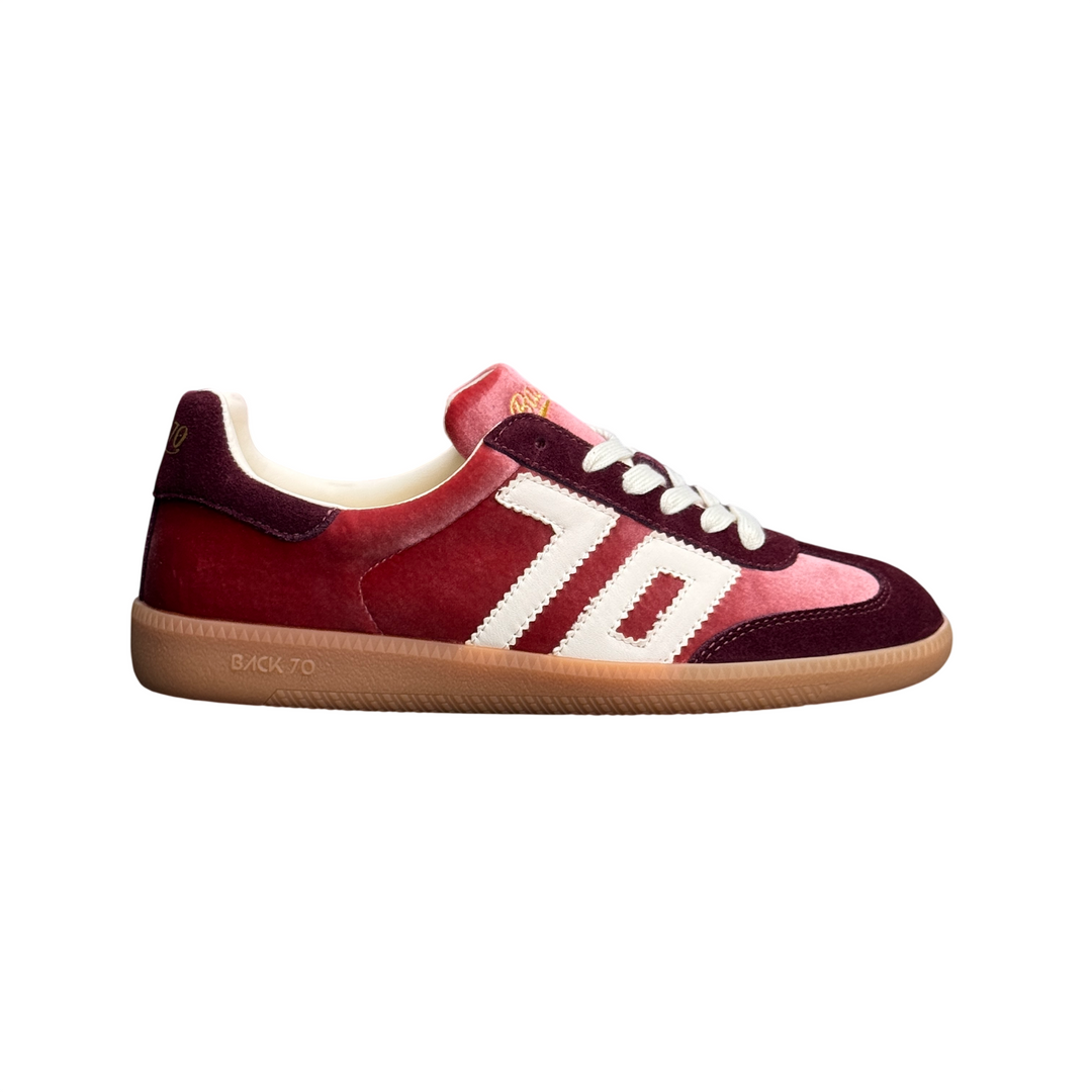 BACK 70 Sneaker Cloud Velvet Wine/Butter