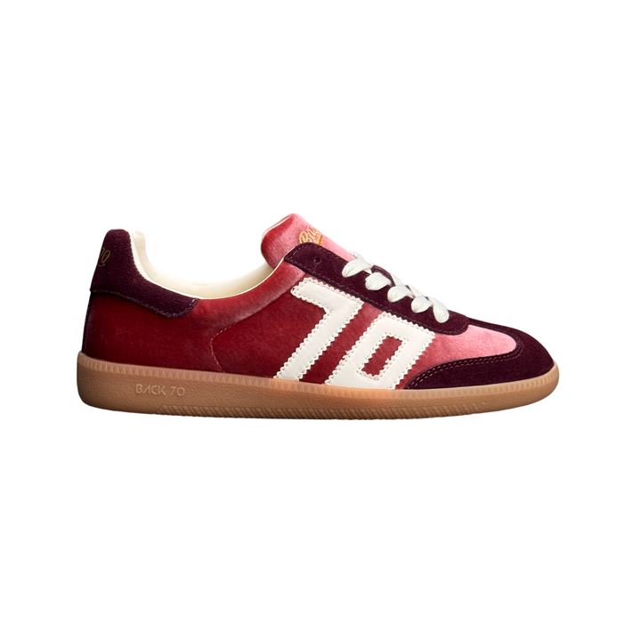 BACK 70 Sneaker Cloud Velvet Wine/Butter