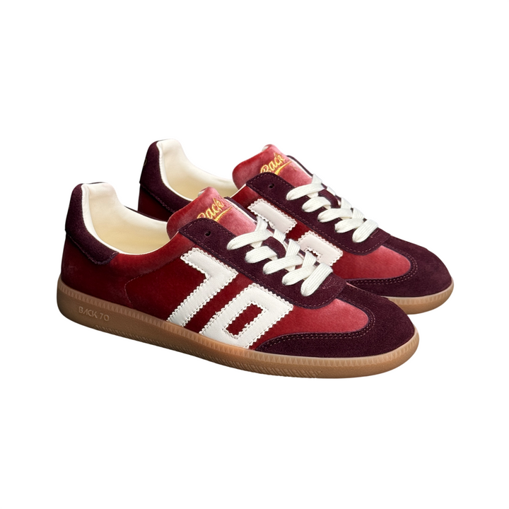 BACK 70 Sneaker Cloud Velvet Wine/Butter
