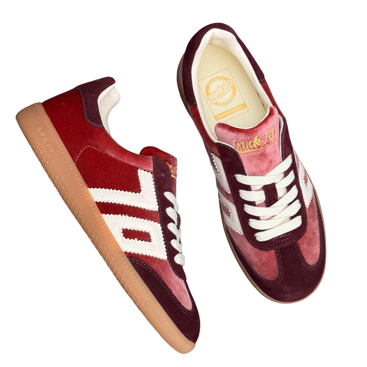 BACK 70 Sneaker Cloud Velvet Wine/Butter