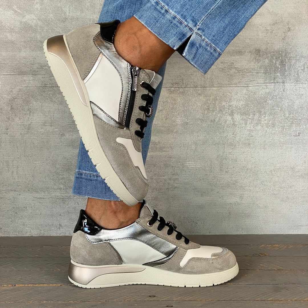 GRUNLAND SNEAKER CERNIERA BIANCA