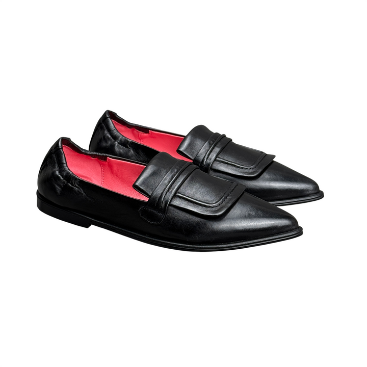 BLACKROSE Mocassino Pelle Black