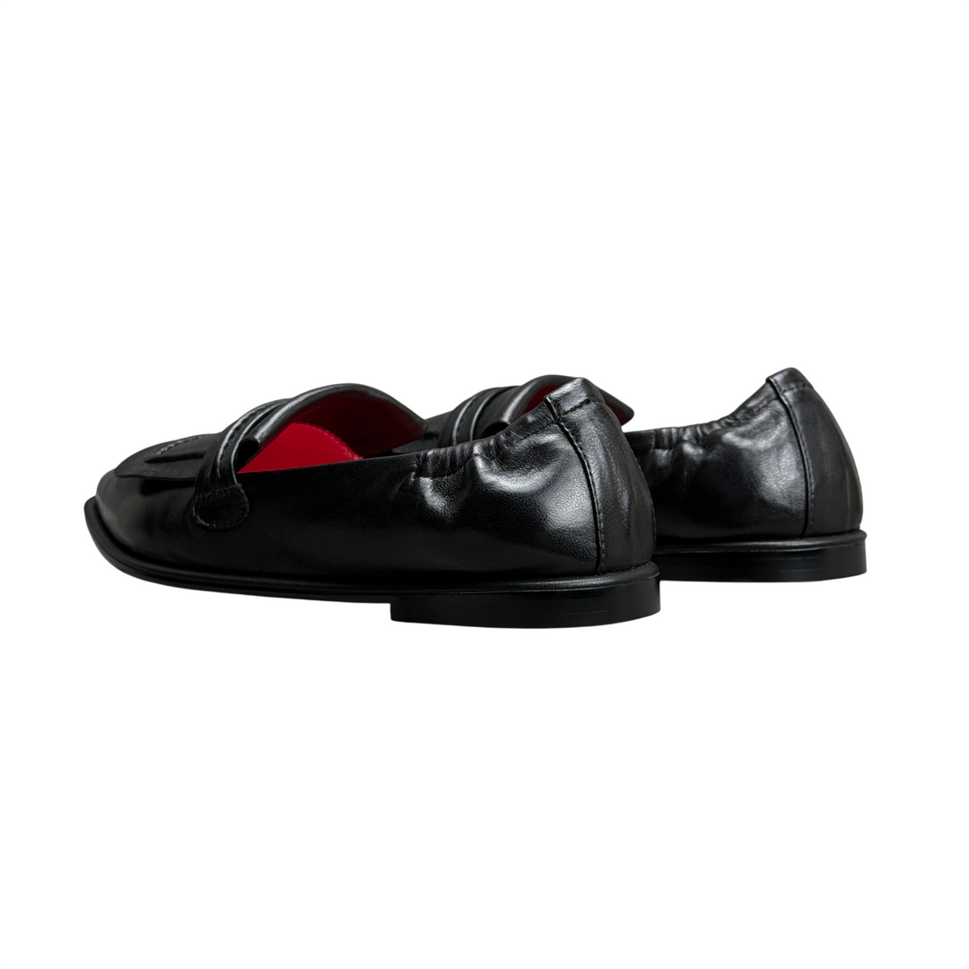 BLACKROSE Mocassino Pelle Black