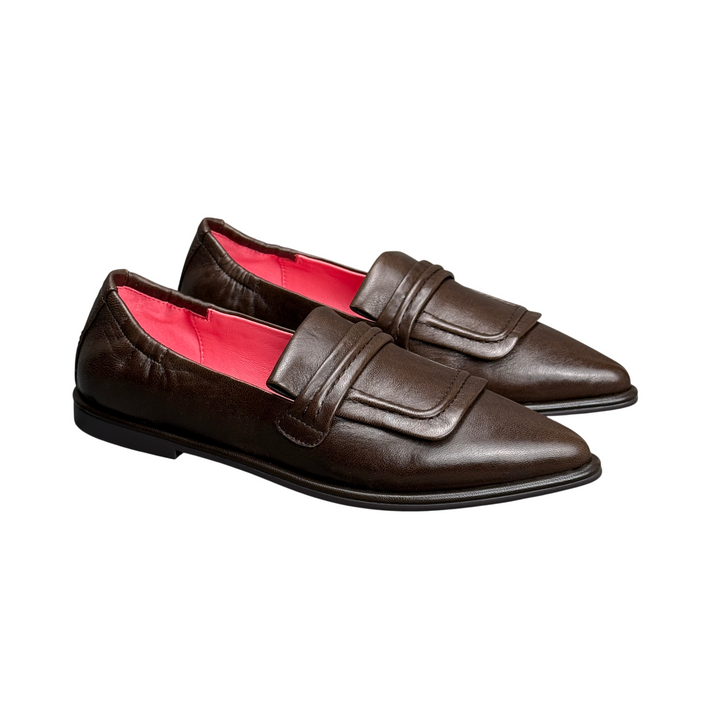 BLACKROSE Mocassino Pelle Coffee