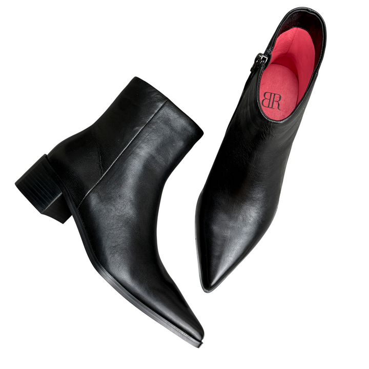 BLACKROSE Stivaletto Pelle Black