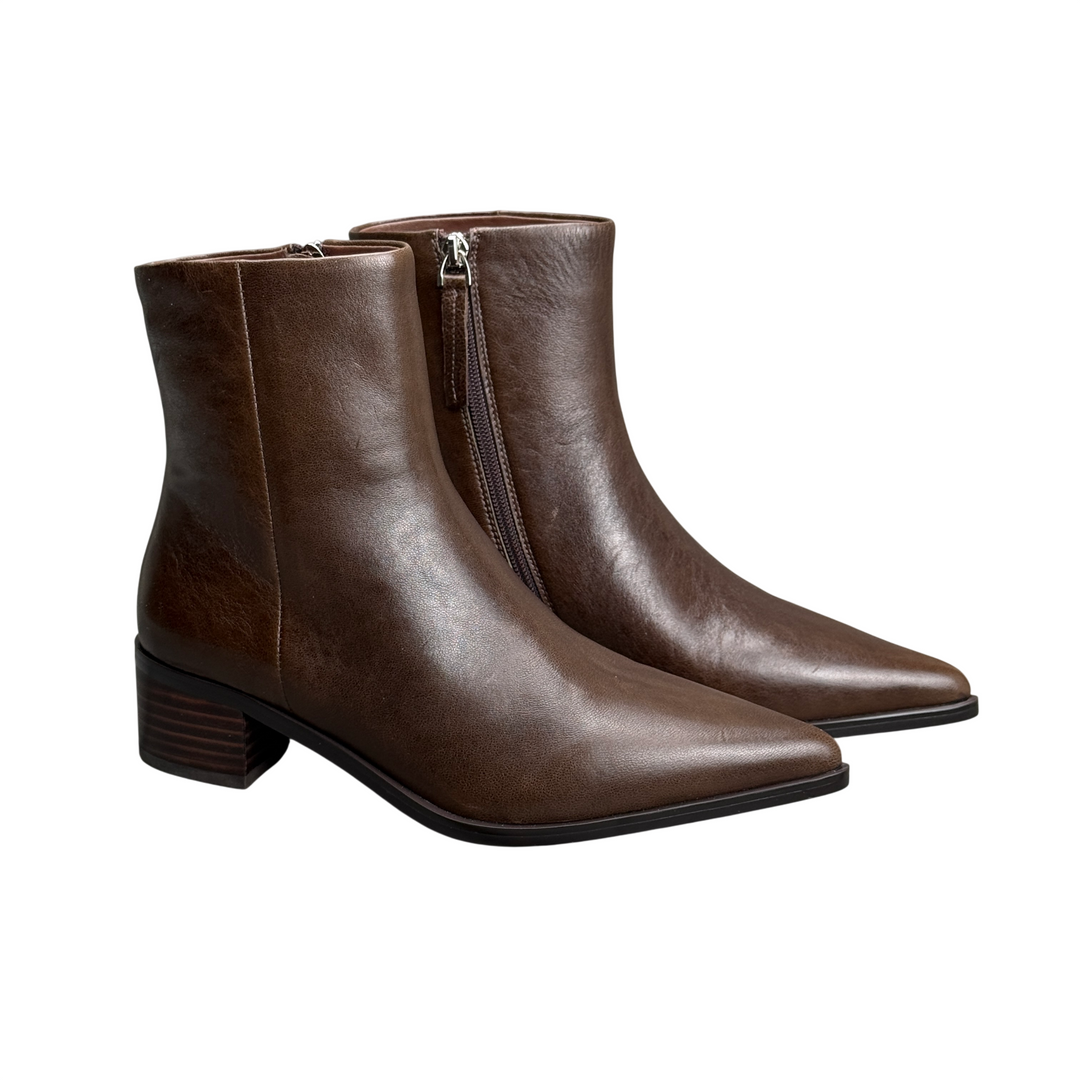 BLACKROSE Stivaletto Pelle Coffee
