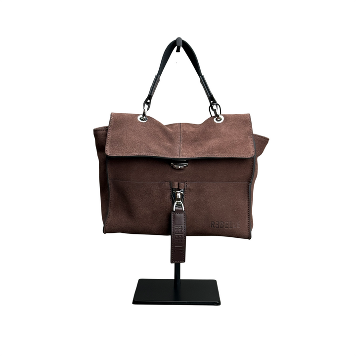 REBELLE Minibag Chloe Camoscio Wengè