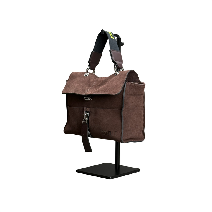 REBELLE Minibag Chloe Camoscio Wengè