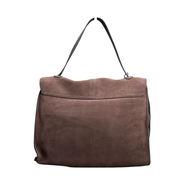 REBELLE Borsa a Spalla Clio Camoscio Wengè