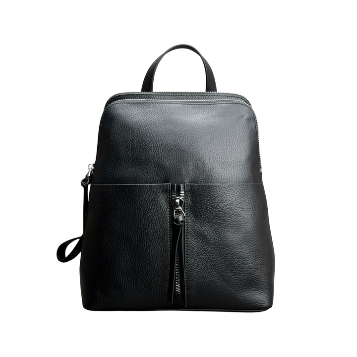 REBELLE Zaino Diana BackPack Pelle Black