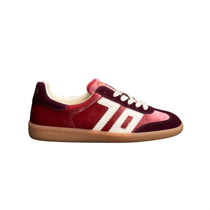 BACK 70 Sneaker Cloud Velvet Wine Butter