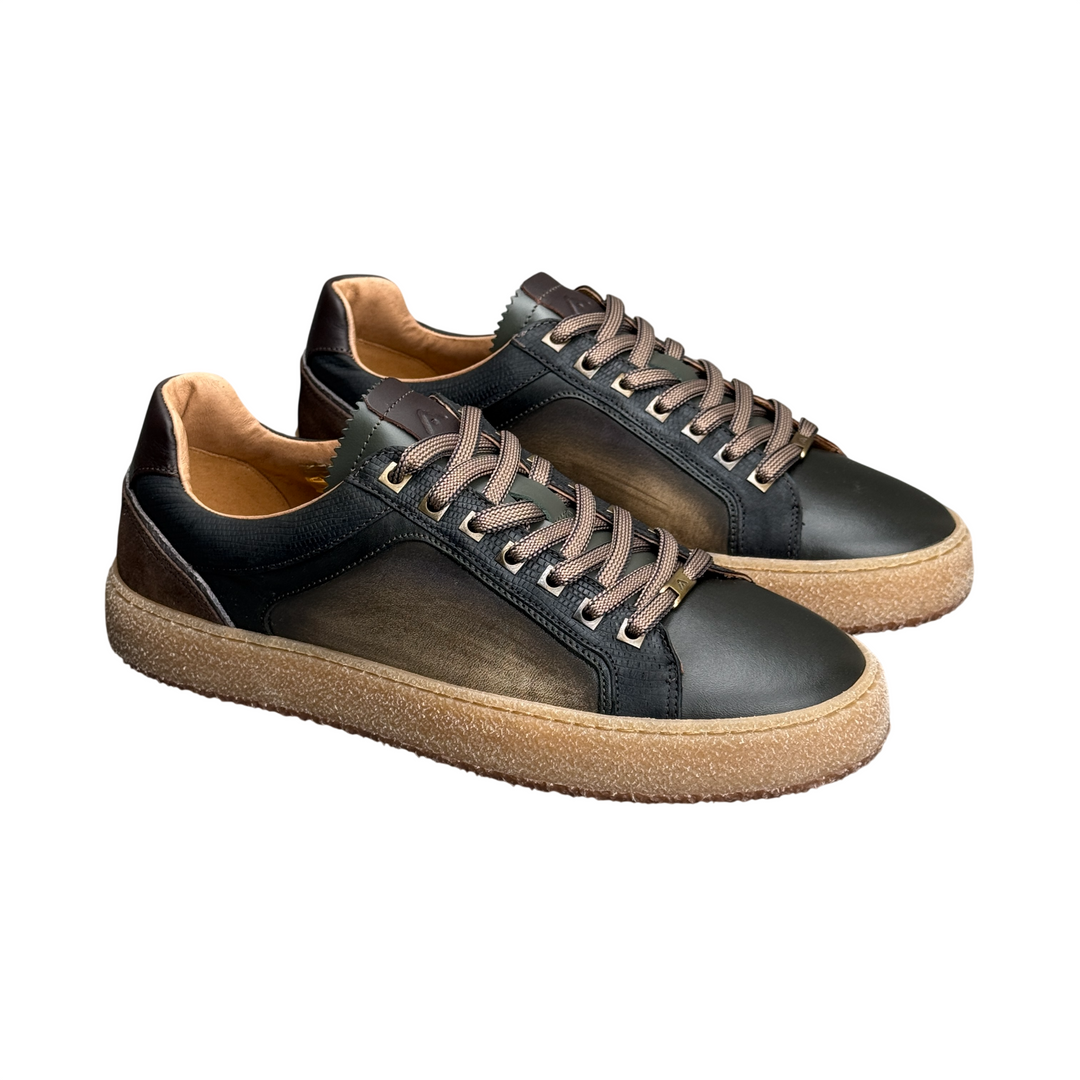 AMBITIOUS Sneaker Kelpe Khaki/Brown