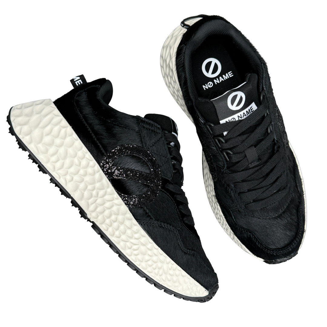 NO NAME Sneaker Carter Jogger W Pony/Glitter Black