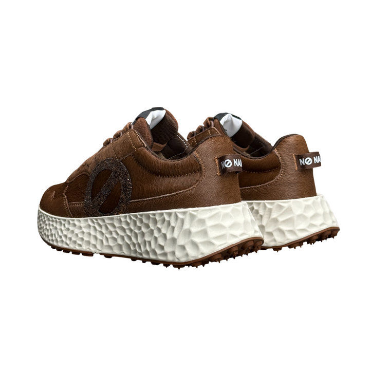 NO NAME Sneaker Carter Jogger W Pony/Glitter Choco/Bronze