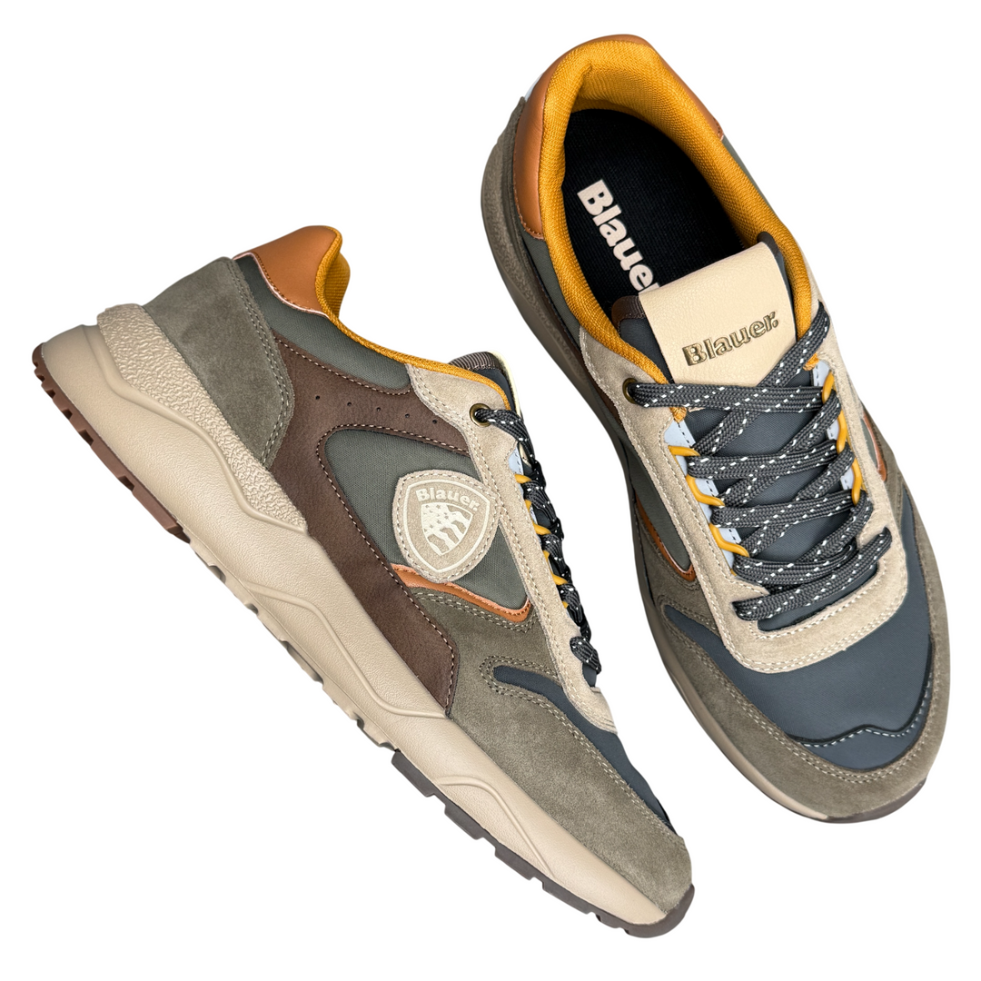 BLAUER Sneaker Ozark 02/Cos Military/Taupe