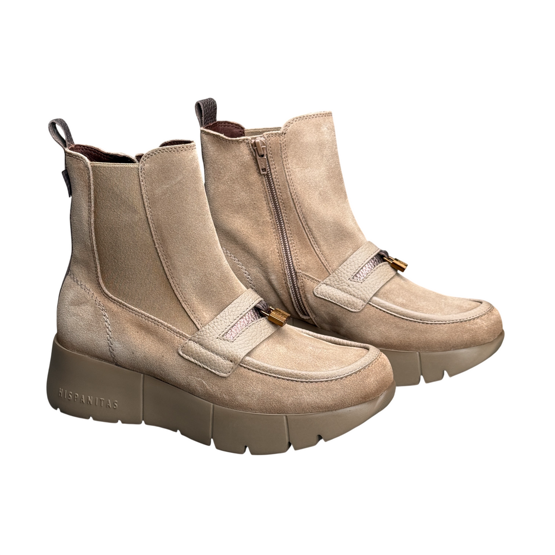 HISPANITAS Stivaletto Sport Montana Suede Castoro