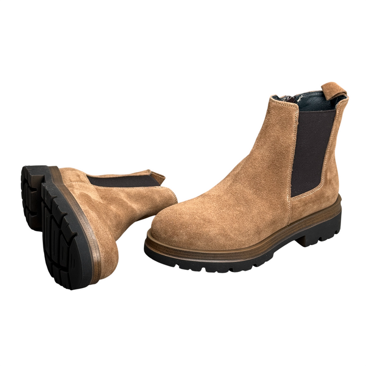 VERNISSAGE Stivaletto Beatles Suede Legno
