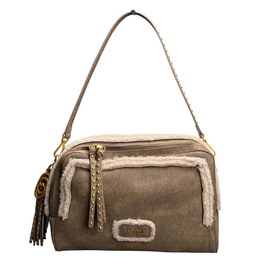 LA CARRIE Borsa a Spalla Warmtouch Taupe
