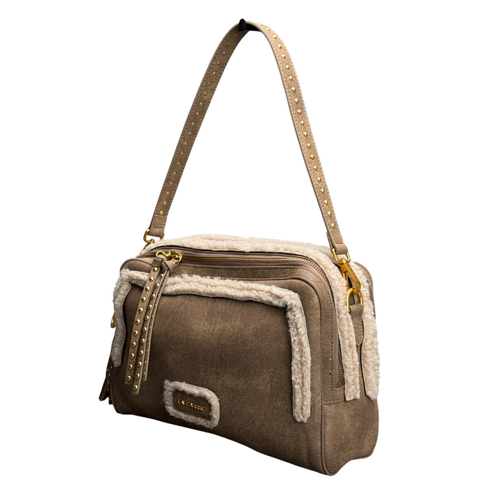LA CARRIE Borsa a Spalla Warmtouch Taupe