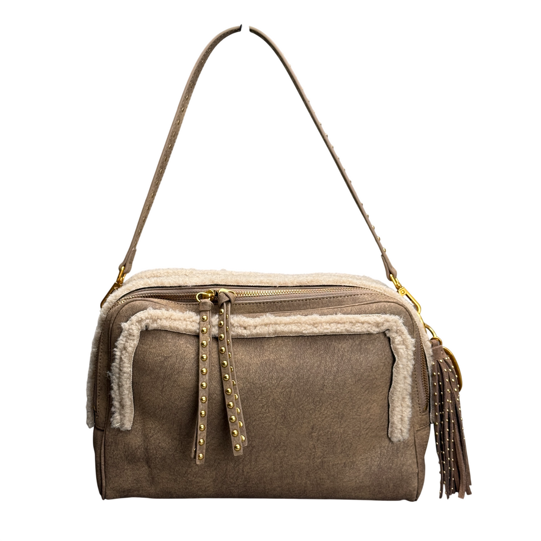 LA CARRIE Borsa a Spalla Warmtouch Taupe