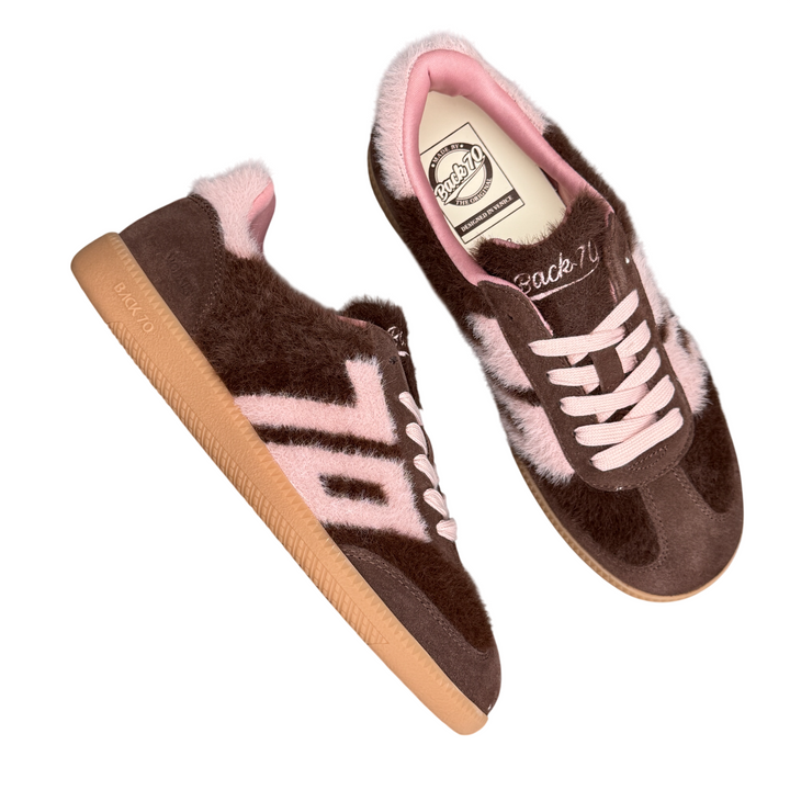 BACK 70 Sneaker Cloud Mohair Coffee Pink