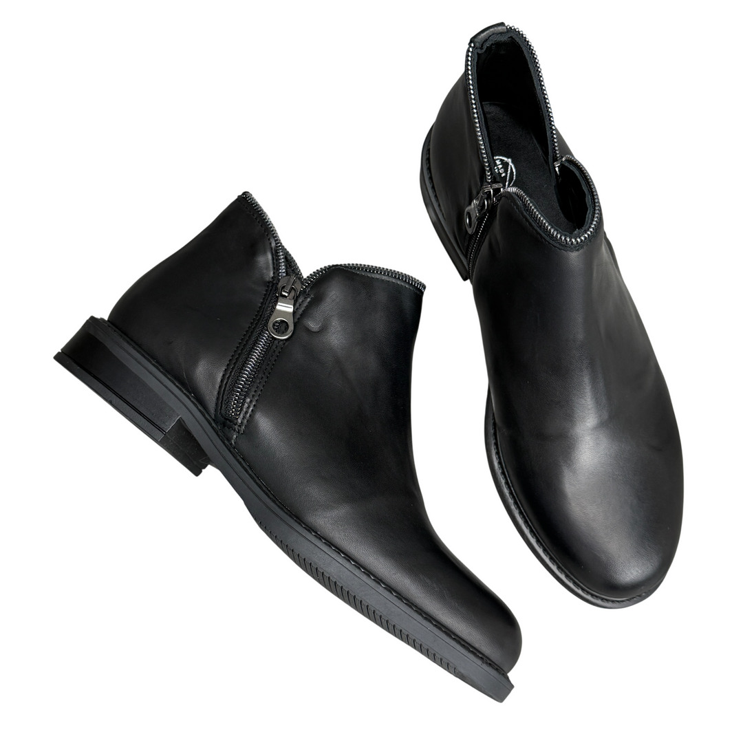 PLAY Stivaletto Pelle Nera