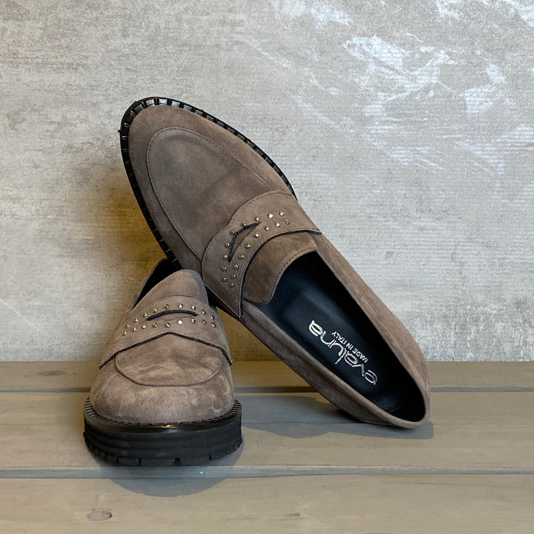 MOCASSINO CAMOSCIO GRIGIO N.36 E 39