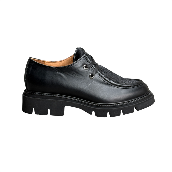 WAVE Scarpa Stile Ingegnere Pelle Nera