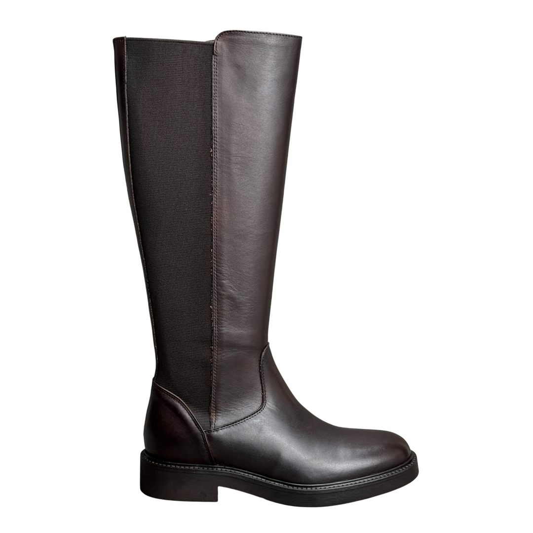 J/D Stivale Cavallerizza con Elastico T. di Moro