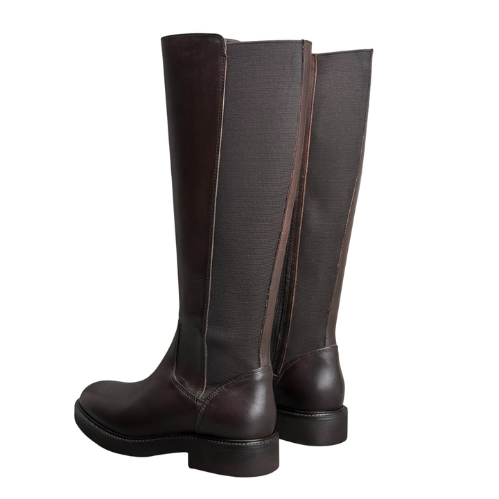 J/D Stivale Cavallerizza con Elastico T. di Moro