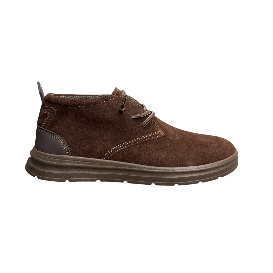WOZ Willy Cushy Suede Dark Brown