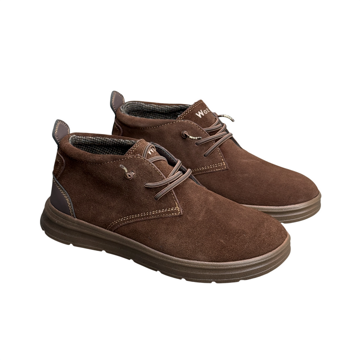 WOZ Willy Cushy Suede Dark Brown