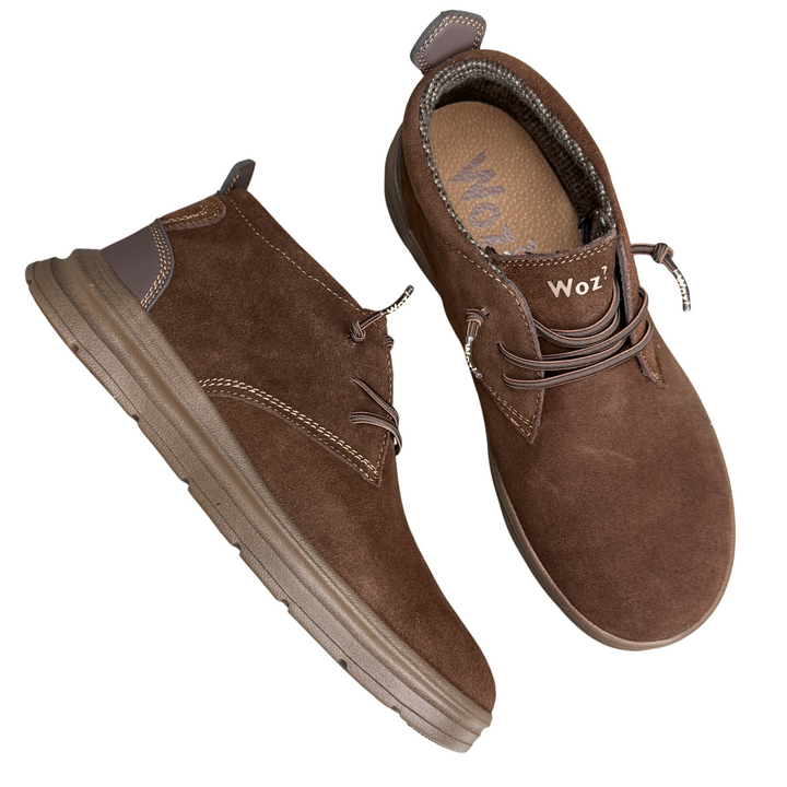 WOZ Willy Cushy Suede Dark Brown