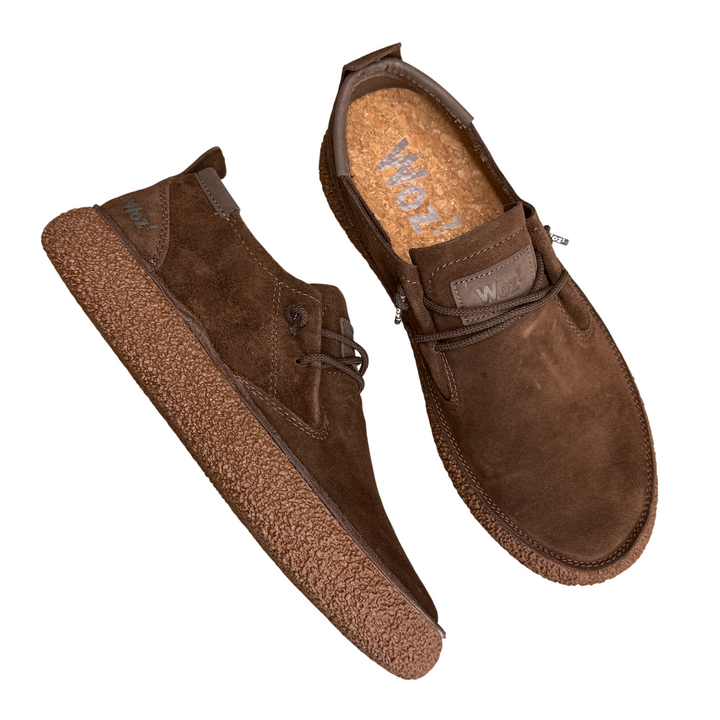 WOZ Stride Step Suede Dark Brown