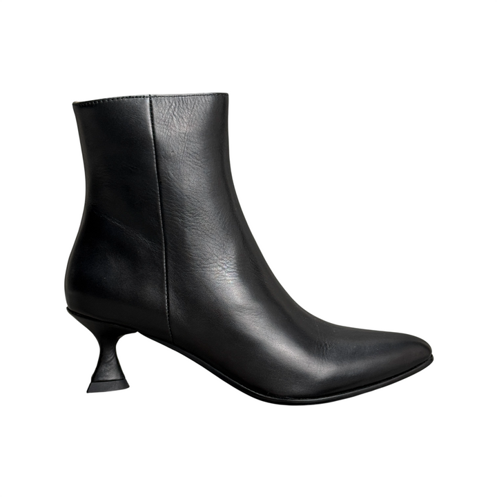 REBECCA WHITE Stivaletto Tacco Pelle Nappa Nero N. 36 - 38
