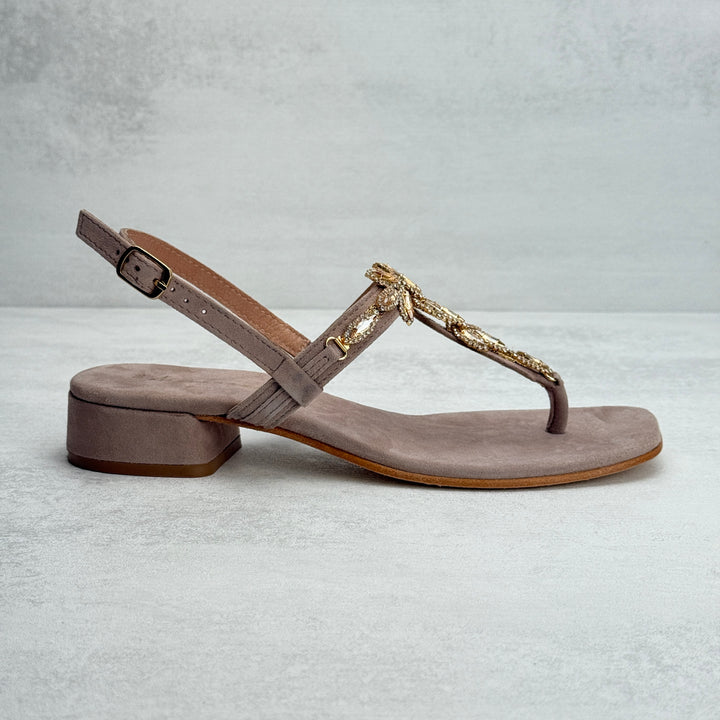 LE CHICCHE SANDALO SUEDE INFRADITO