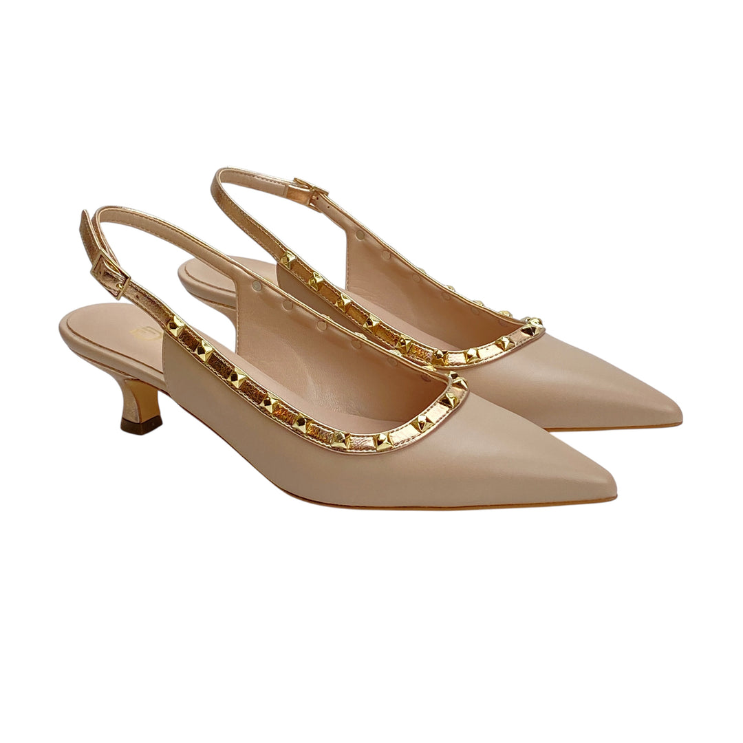 DIVINE FOLLIE Slingback Nude/Cipria
