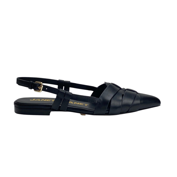 JANET & JANET SLINGBACK NERO