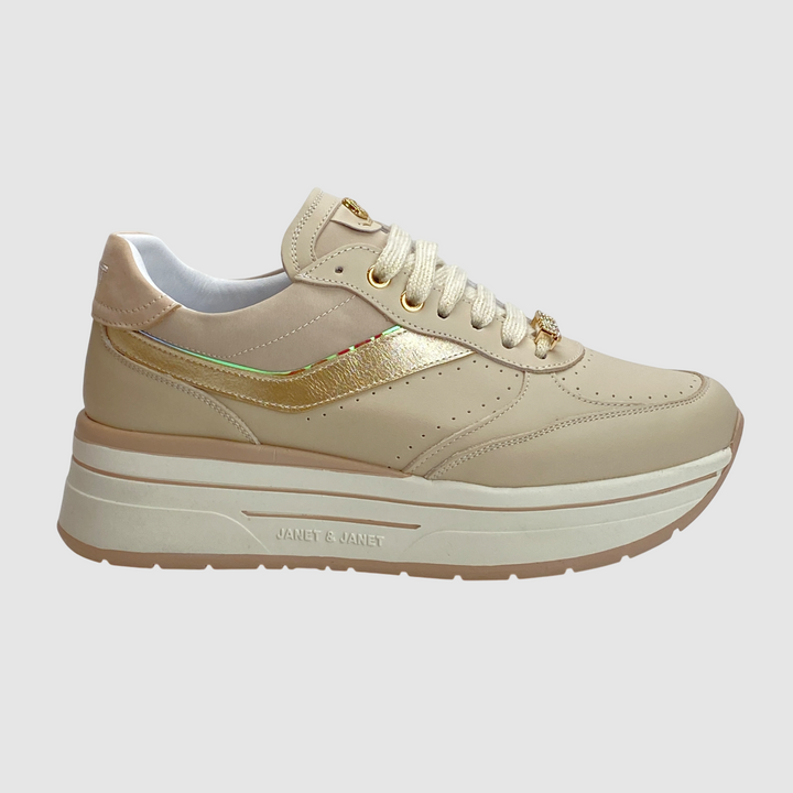 JANET & JANET SNEAKER J-020 BEIGE N. 40 E 41