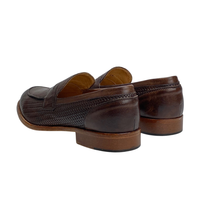 EXTON MOCASSINO STAMPA INTRECCIO