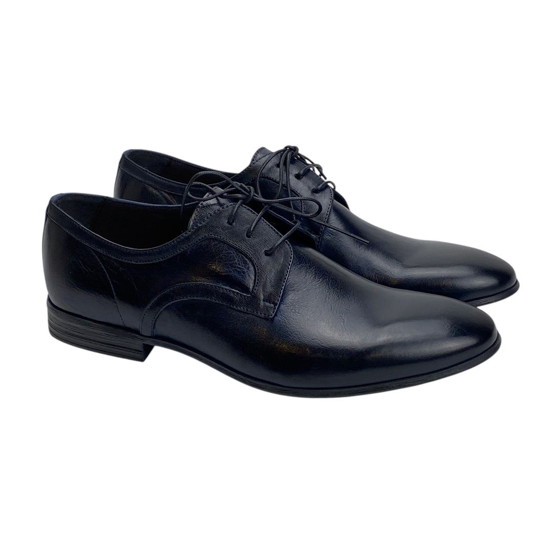 EXTON BLUE LACE-UP SHOE