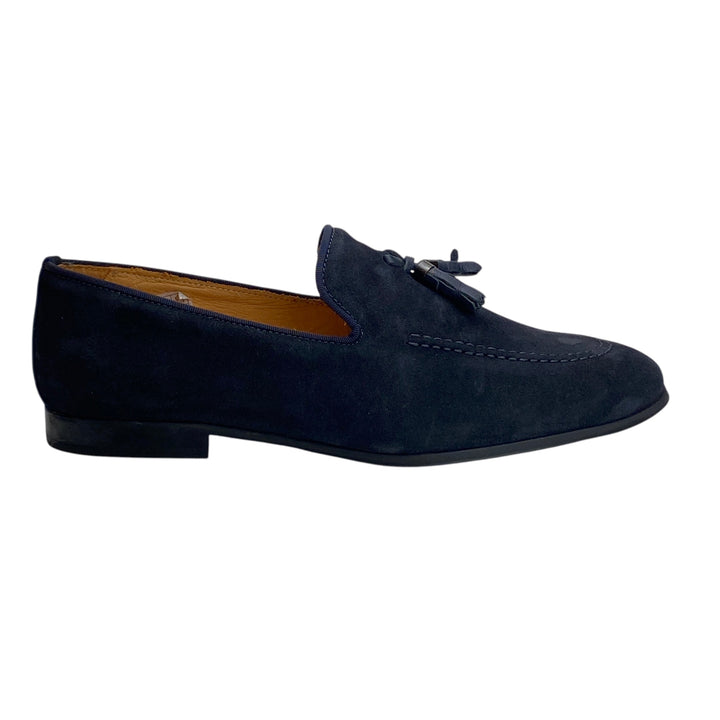 EXTON MOCASSINO CAMOSCIO BLU