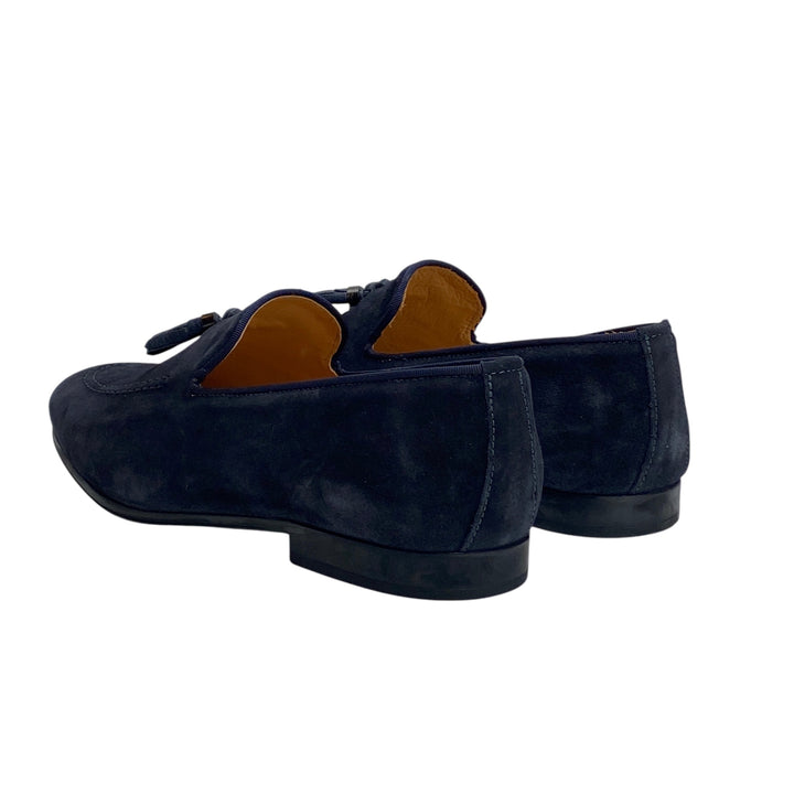 EXTON MOCASSINO CAMOSCIO BLU